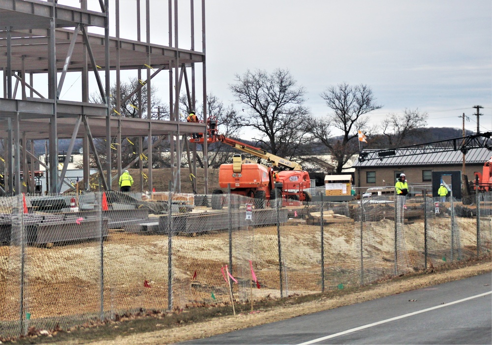 Barracks project’s framing taking shape at Fort McCoy as progress continues in early March