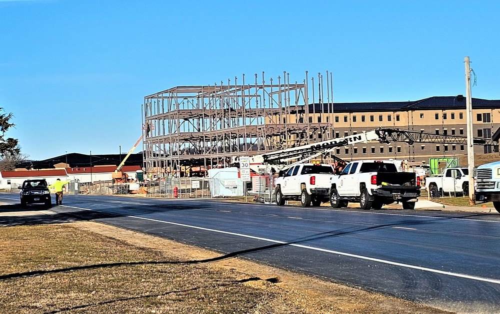 Barracks project’s framing taking shape at Fort McCoy as progress continues in early March