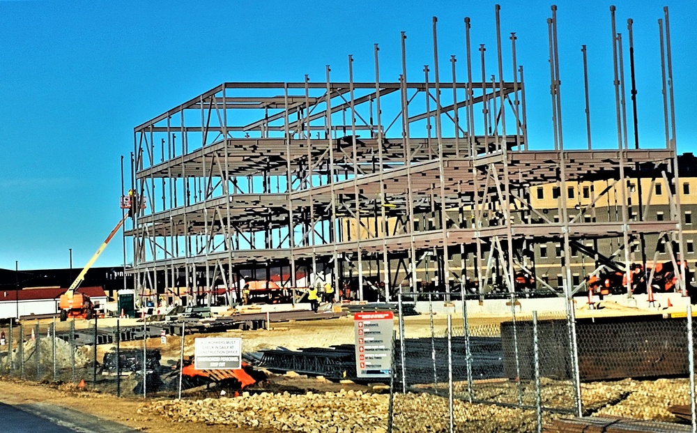 Barracks project’s framing taking shape at Fort McCoy as progress continues in early March