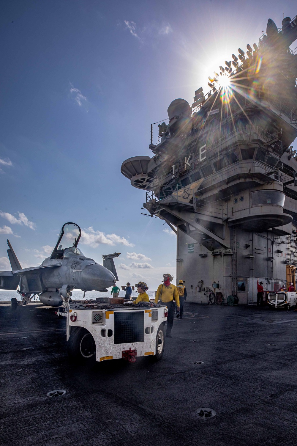 USS Dwight D. Eisenhower Conducts Routine Operations in the Red Sea