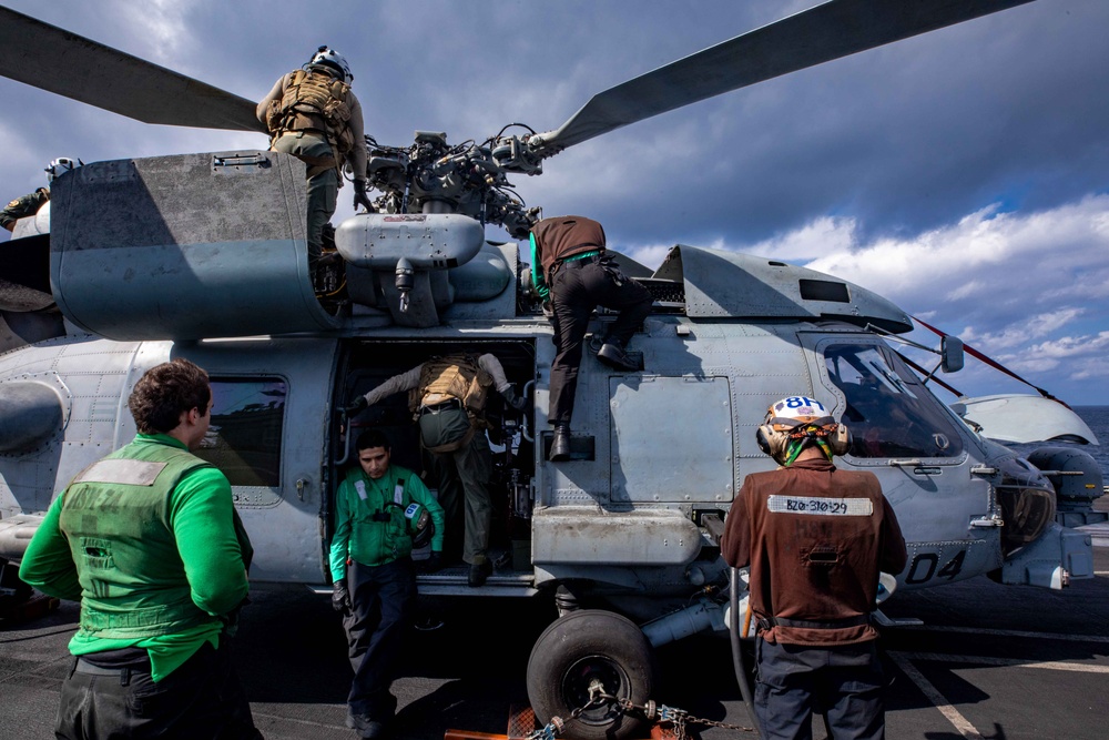USS Dwight D. Eisenhower Conducts Routine Operations in the Red Sea