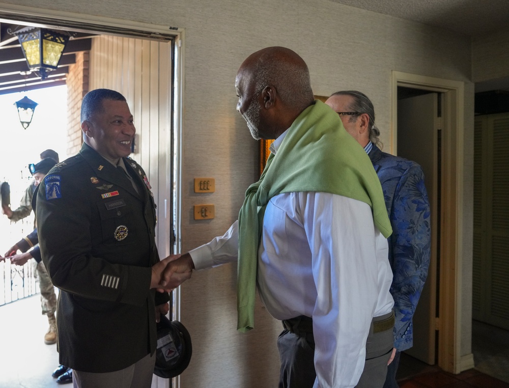 A veteran of three wars and retired major general celebrates 100th birthday with 1st Armored Division and Fort Bliss