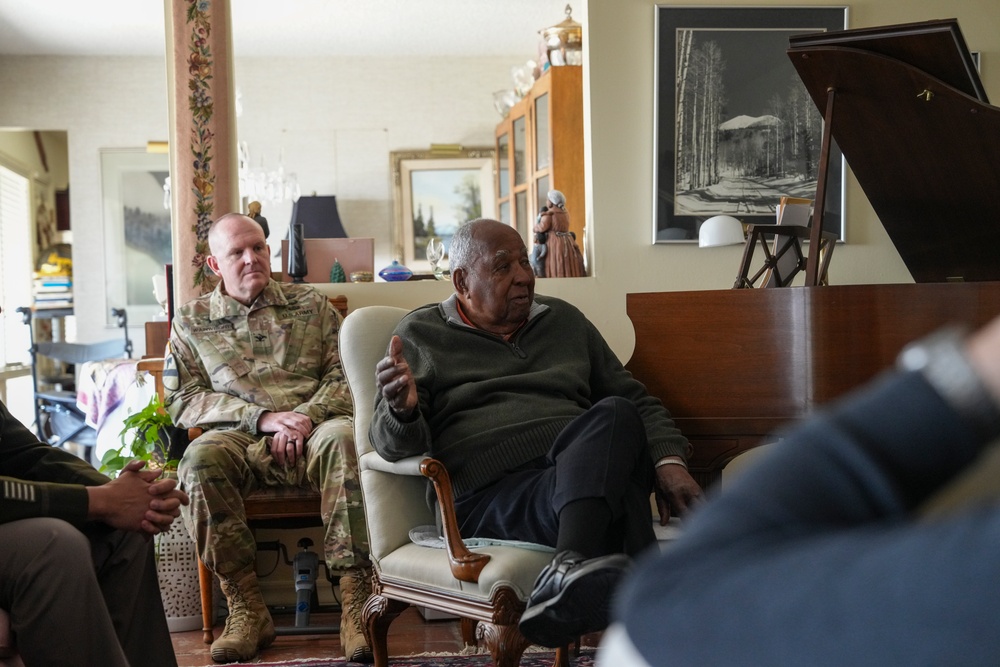 A veteran of three wars and retired major general celebrates 100th birthday with 1st Armored Division and Fort Bliss