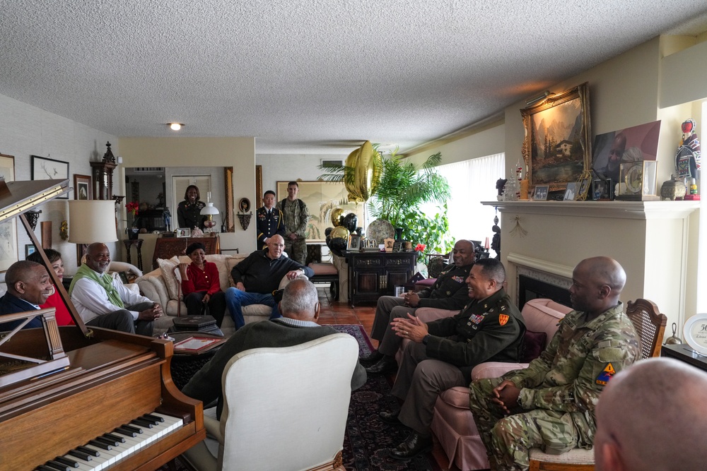 A veteran of three wars and retired major general celebrates 100th birthday with 1st Armored Division and Fort Bliss