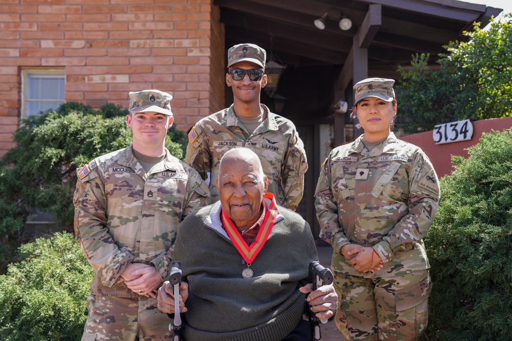 A veteran of three wars and retired major general celebrates 100th birthday with 1st Armored Division and Fort Bliss