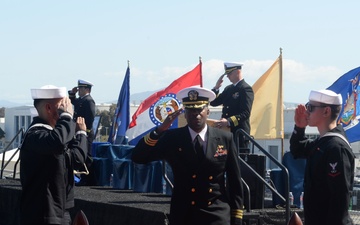 USS Tulsa (LCS 16) Blue Crew Conducts Change of Command