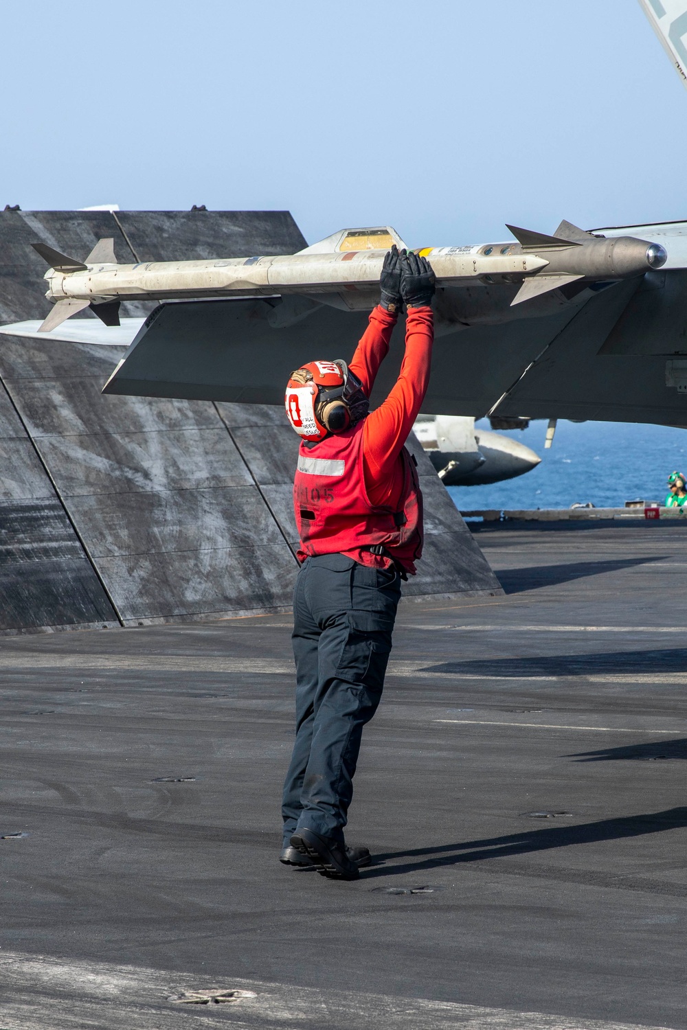 USS Dwight D. Eisenhower Conducts Flight Operations in the Red Sea