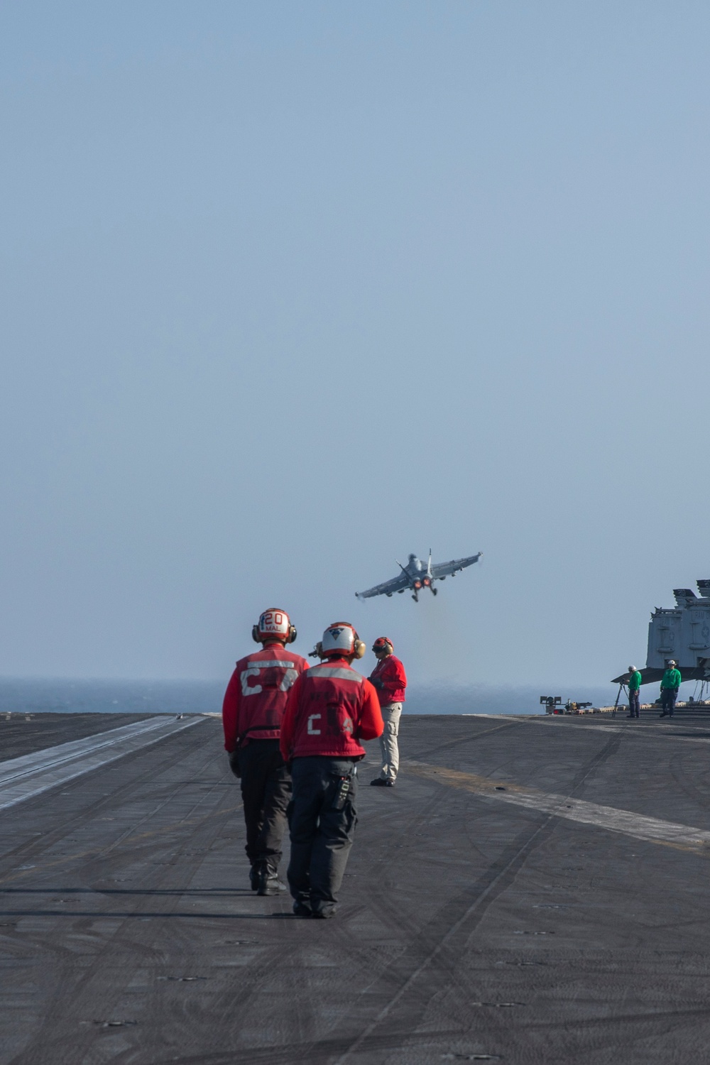 USS Dwight D. Eisenhower Conducts Flight Operations in the Red Sea