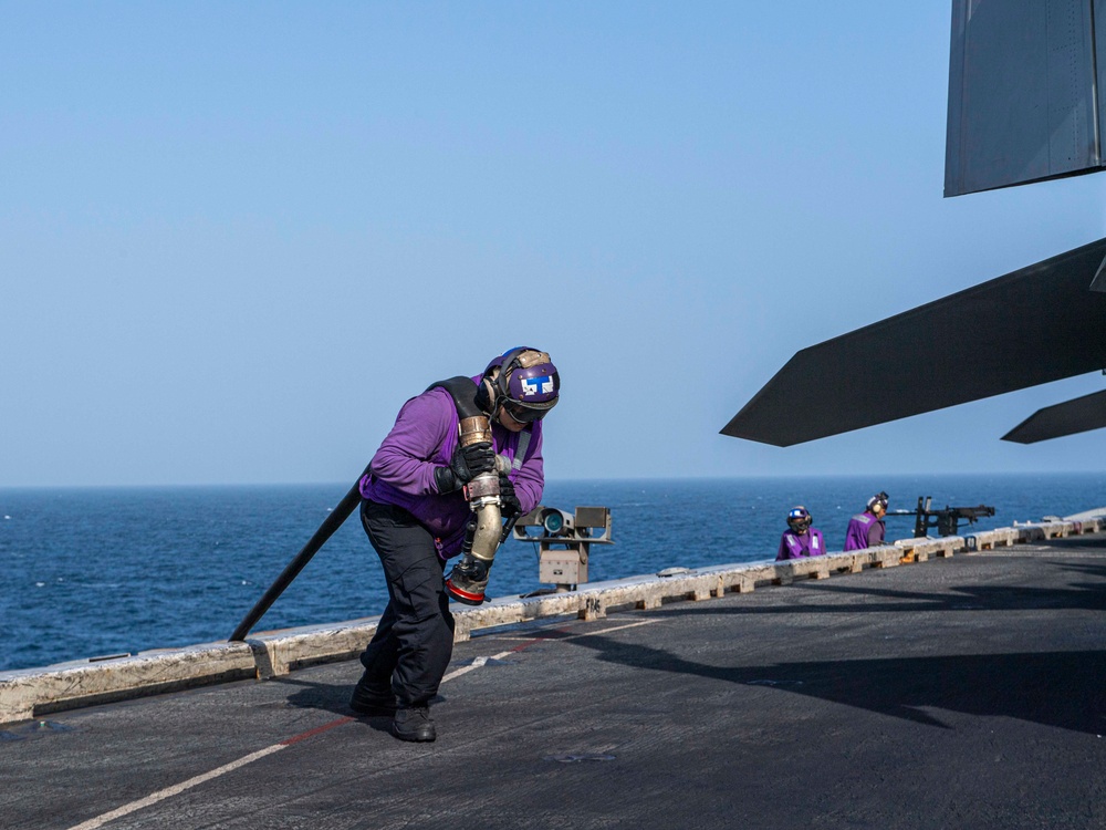 USS Dwight D. Eisenhower Conducts Routine Operations in the Red Sea