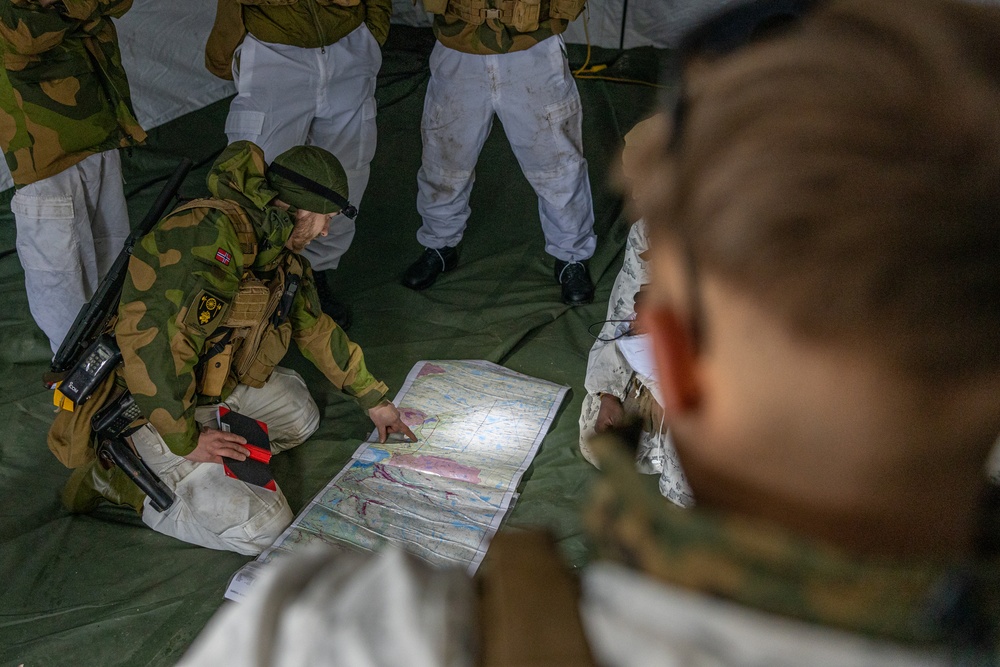 Exercise Nordic Response 24: U.S. Marines with Combat Logistics Battalion 6 conduct joint convoy operations with Norwegian soldiers