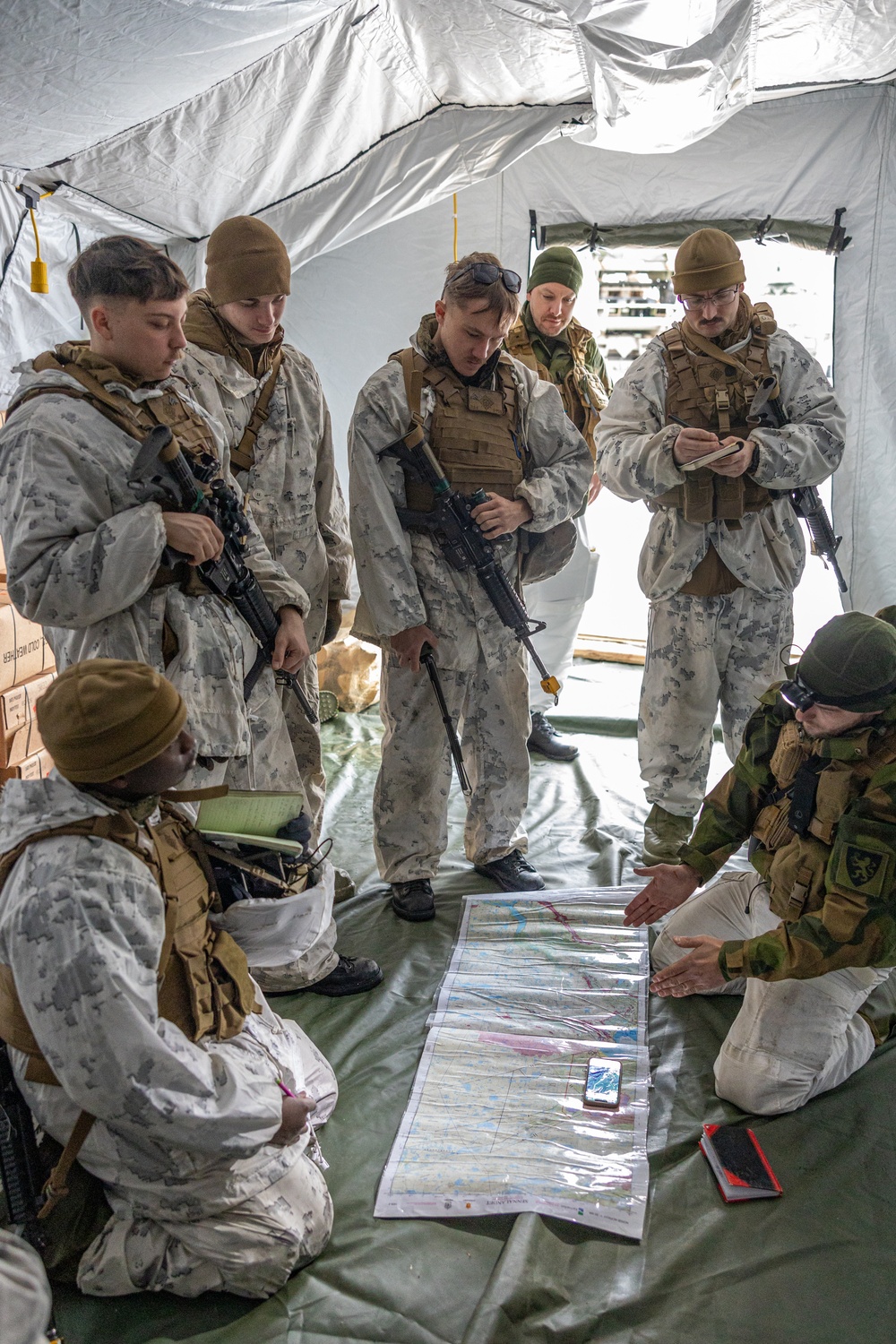 Exercise Nordic Response 24: U.S. Marines with Combat Logistics Battalion 6 conduct joint convoy operations with Norwegian soldiers