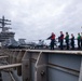 USS Dwight D. Eisenhower Conducts Vertical Replenishment with USNS Supply in the Red Sea