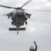 USS Dwight D. Eisenhower Conducts Vertical Replenishment with USNS Supply in the Red Sea