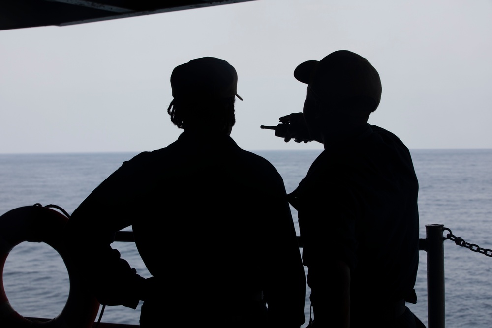 USS Dwight D. Eisenhower Conducts Routine Operations in the Red Sea