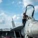 USS Dwight D. Eisenhower Conducts Routine Maintenance in the Red Sea