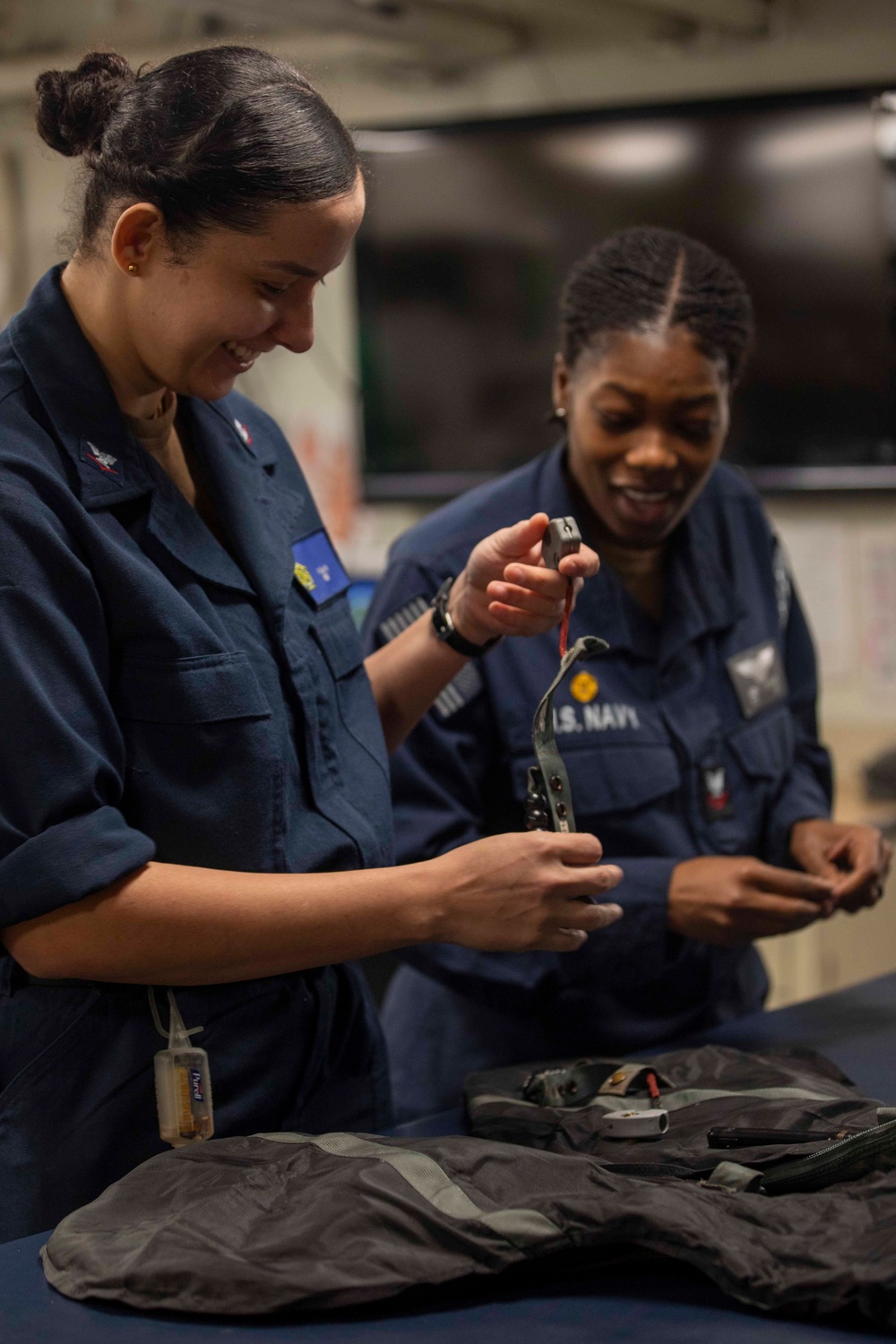 USS Dwight D. Eisenhower Conducts Routine Maintenance in the Red Sea