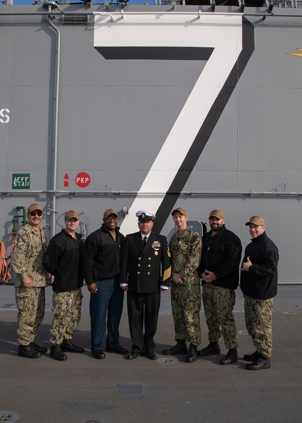 USS Tripoli Master Chief Farewell