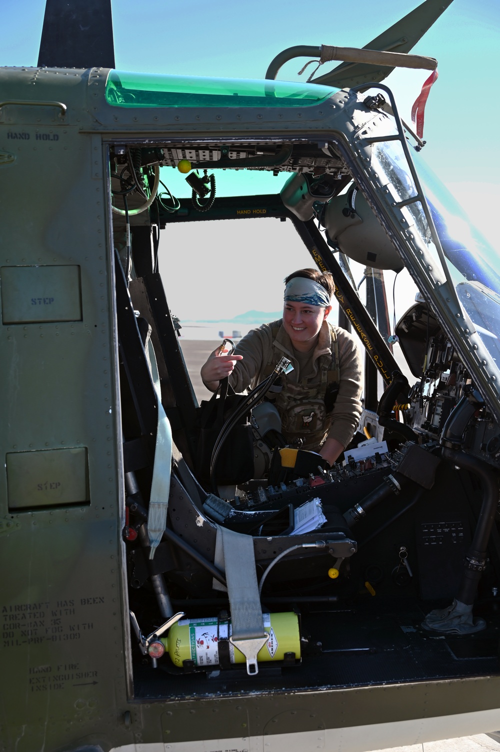 40th Helicopter Squadron conducts all-female UH-1N Huey flight