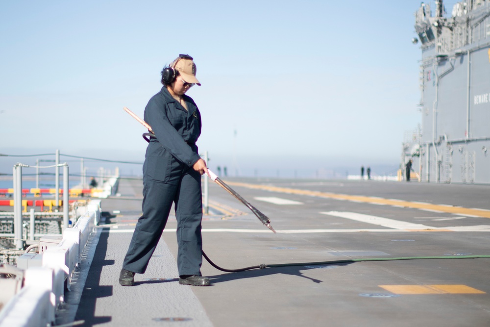 USS Tripoli Underway