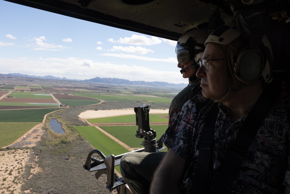 Defense Advanced Research Projects Agency visit Marine Corps Air Station Yuma