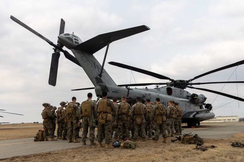 Warrior Shield 24 | HMH-466 trains with 2nd Battalion, 8th Marines