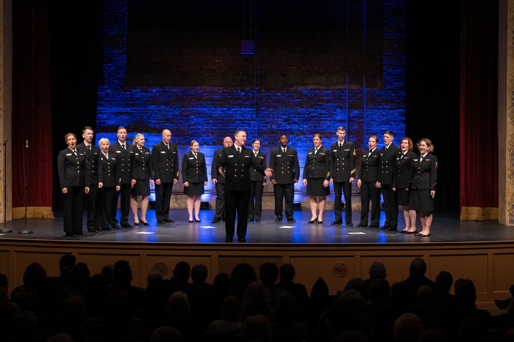 Navy Band Sea Chanters perform at historic Lincoln Theater