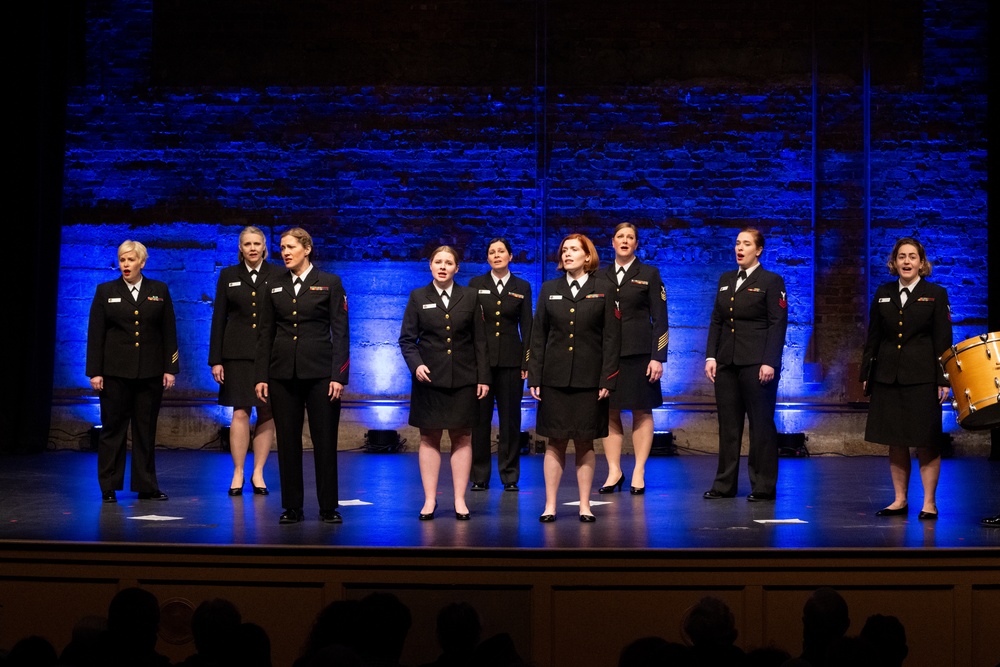 Navy Band Sea Chanters perform at historic Lincoln Theater