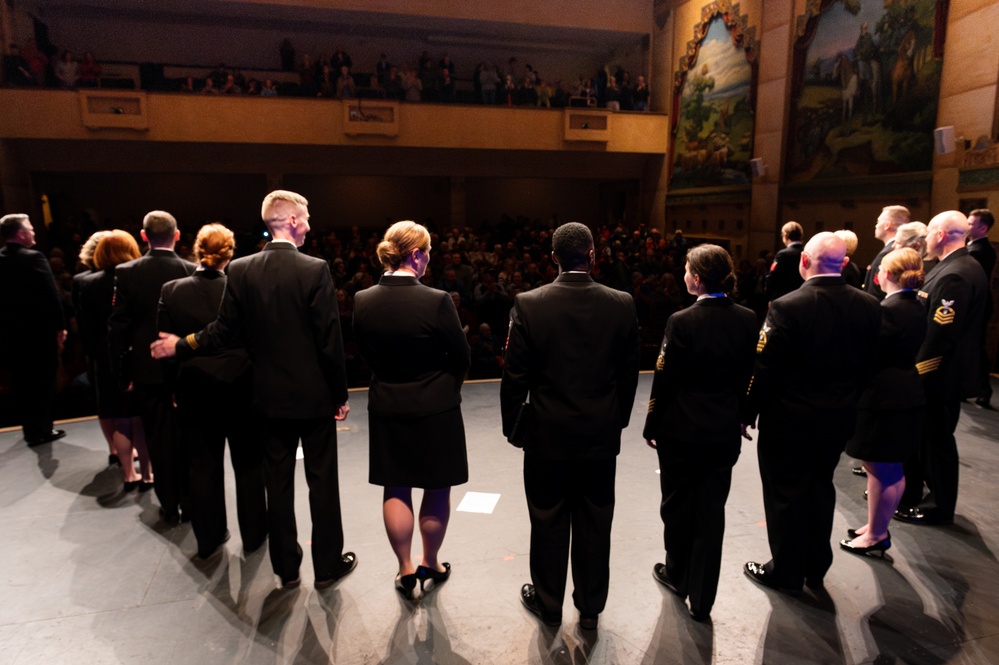 Navy Band Sea Chanters perform at historic Lincoln Theater