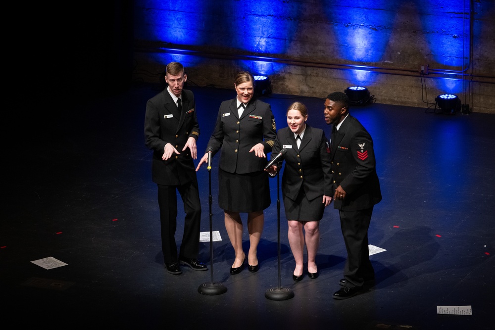 Navy Band Sea Chanters perform at historic Lincoln Theater