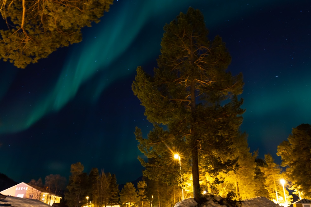 Northern Lights during Nordic Response 24