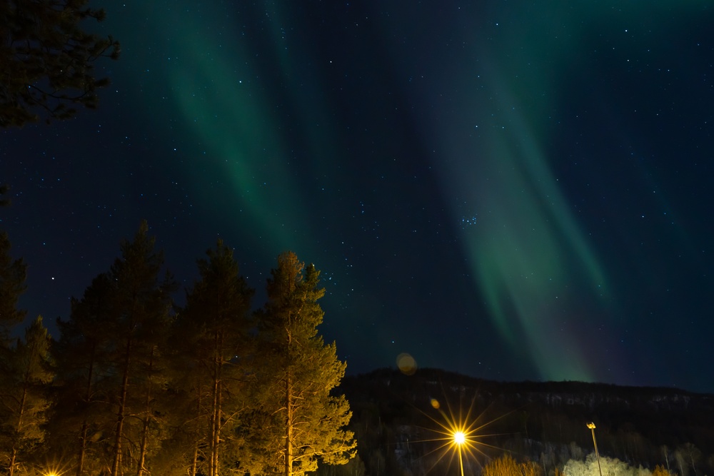 Northern Lights during Nordic Response 24