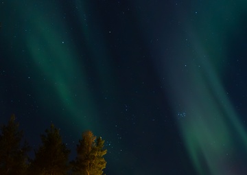Northern Lights during Nordic Response 24