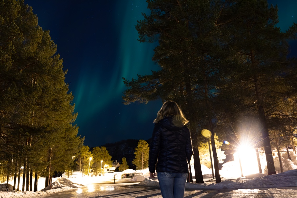 Northern Lights during Nordic Response 24