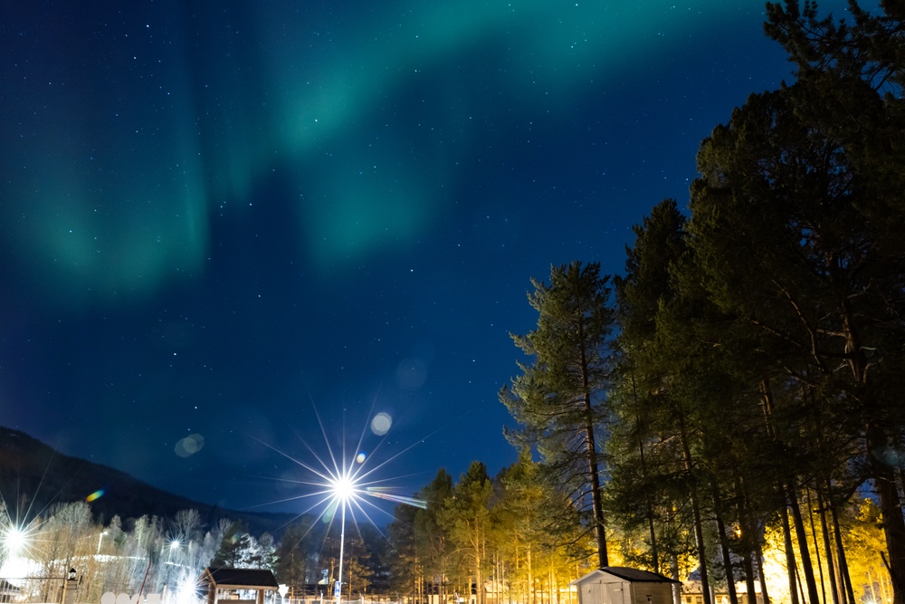 Northern Lights during Nordic Response 24