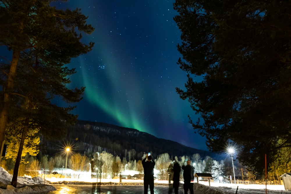 Northern Lights during Nordic Response 24