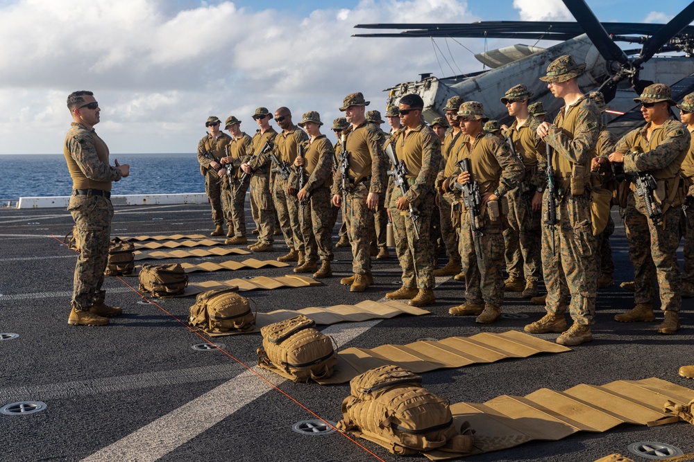 CLB-15 Maintains Rifle Readiness Aboard USS Somerset