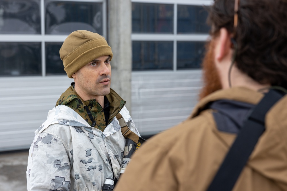 Exercise Nordic Response 24: NATO service members participate in a media day