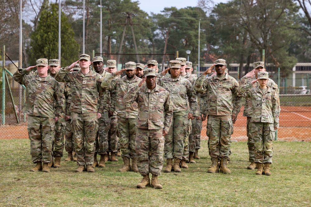 Sustainment Soldiers host company Transfer of Authority