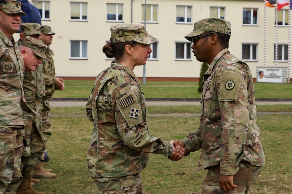 Sustainment Soldiers host company Transfer of Authority