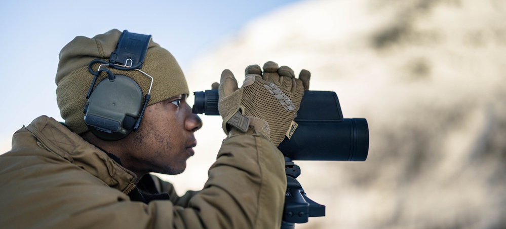 U.S. Marines work with NATO allies during stand-off munitions disruption range in Norway