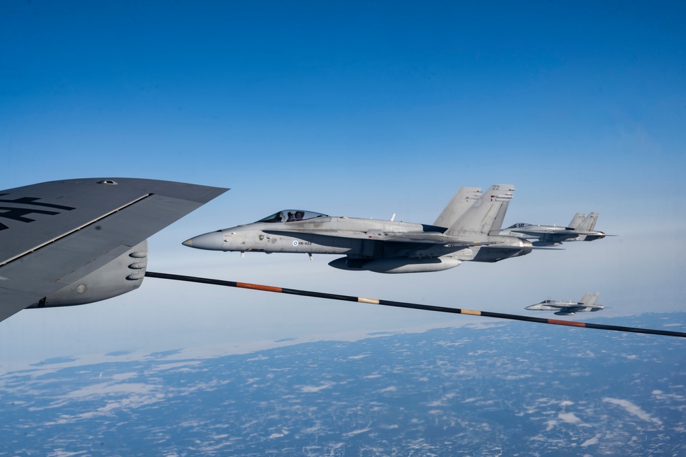 RAF Mildehall supports Nordic Response 24