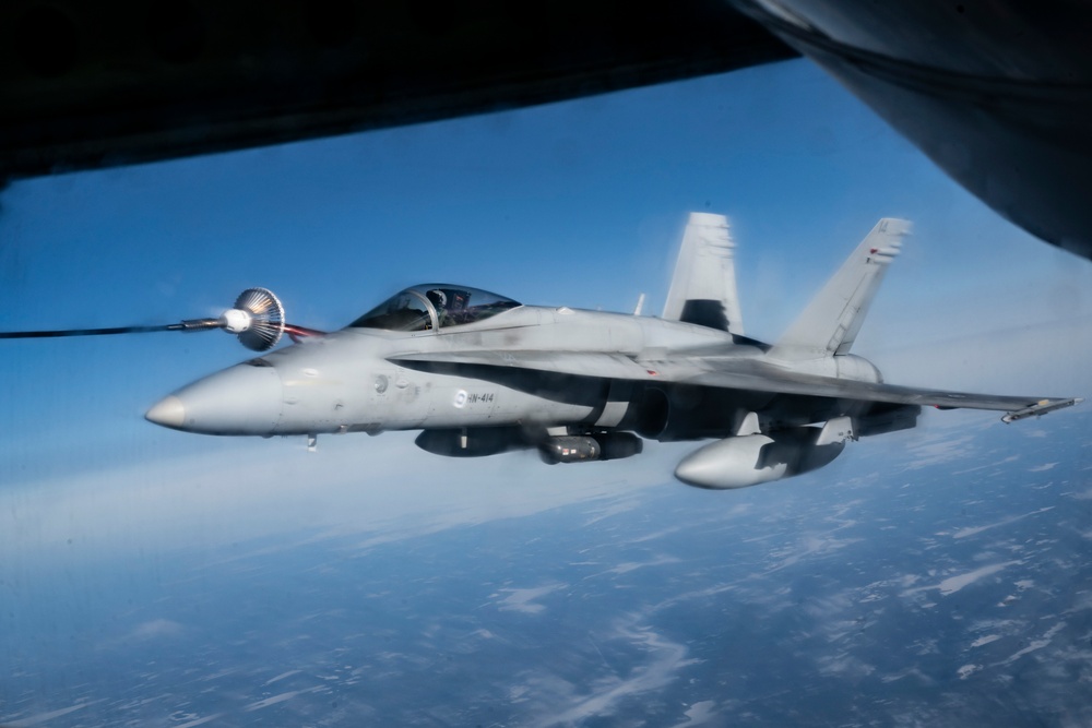 RAF Mildehall supports Nordic Response 24