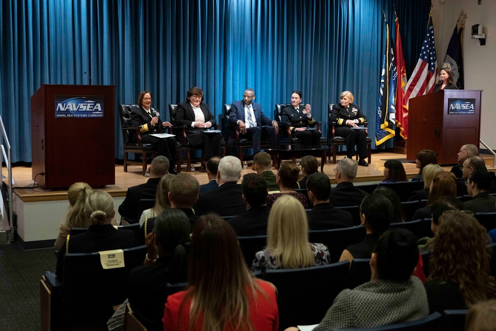 CNO speaks at International Women’s Day Panel