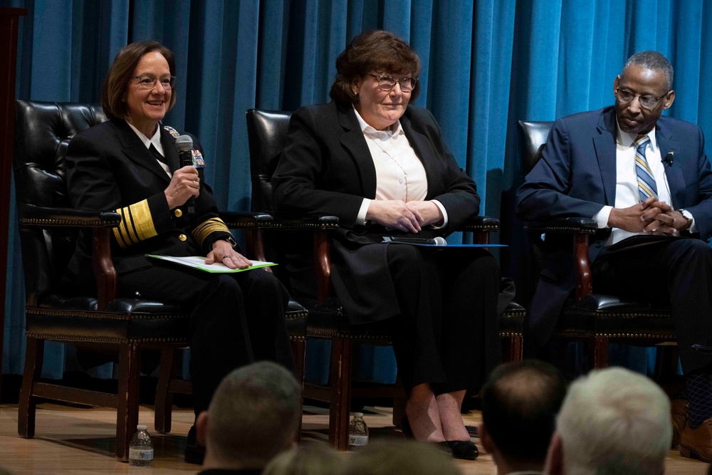 CNO speaks at International Women’s Day Panel