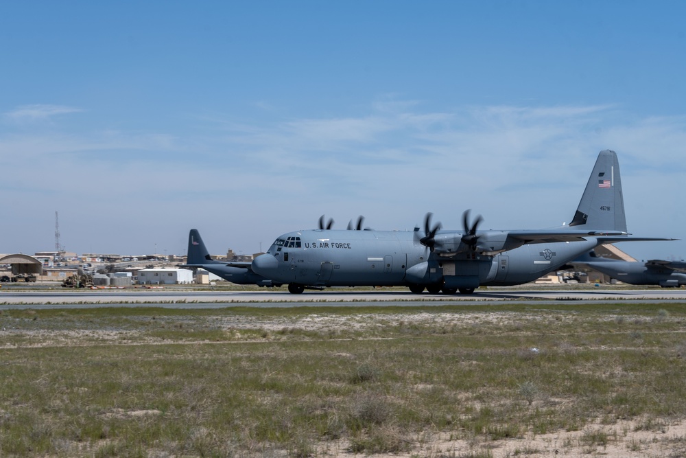 AFCENT C-130s conduct humanitarian airdrops into Gaza