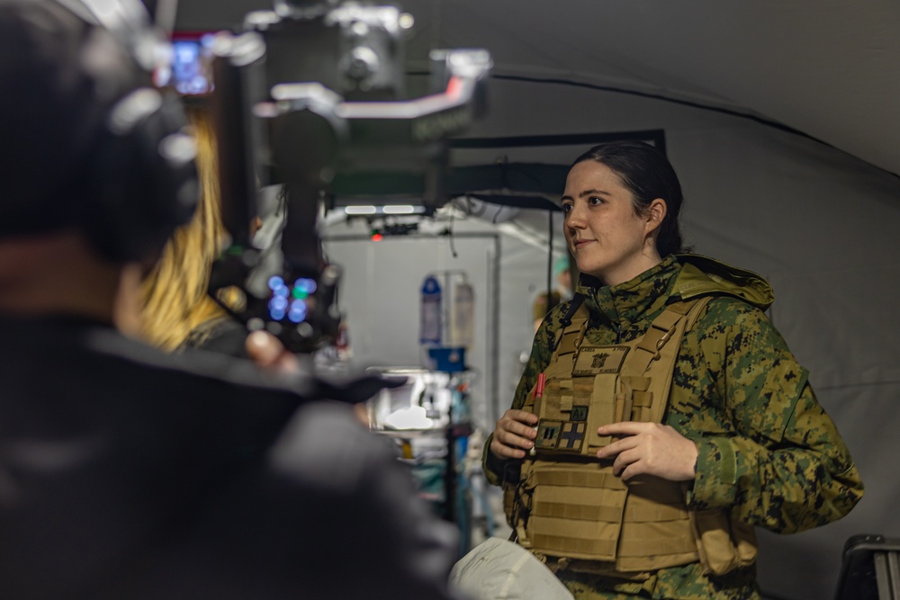 Exercise Nordic Response 24: NATO service members participate in a media day