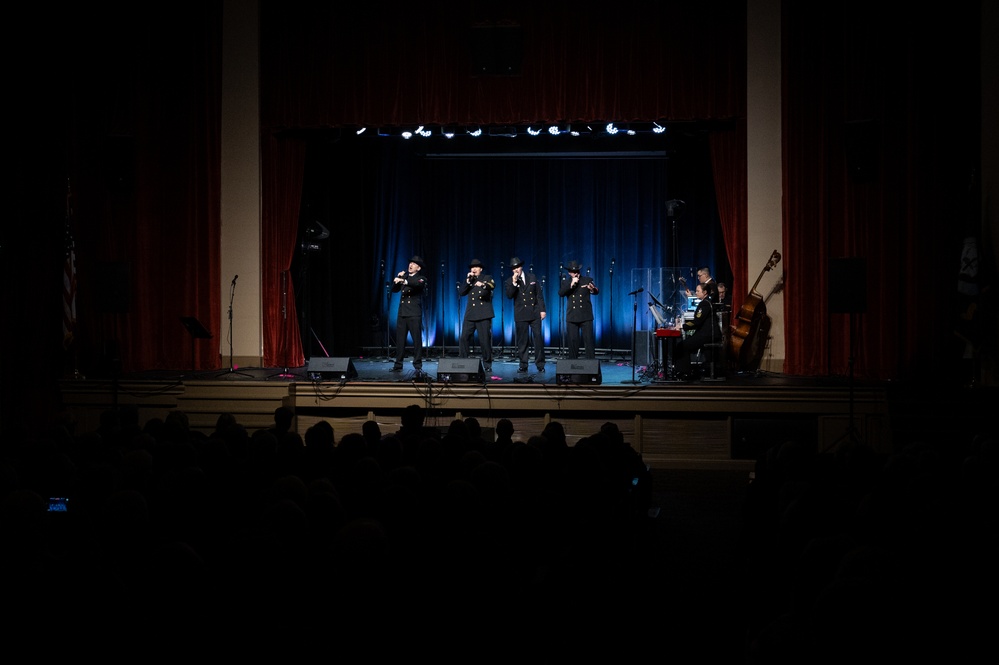 Navy Band Sea Chanters perform in McMinnville