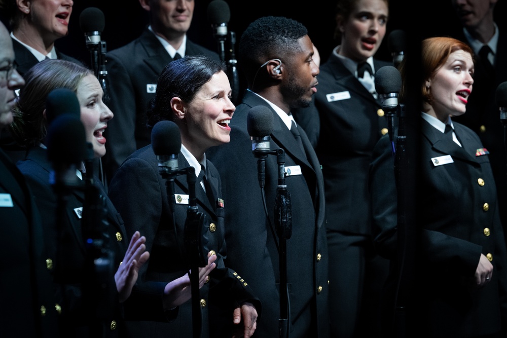 Navy Band Sea Chanters perform at historic Lincoln Theater