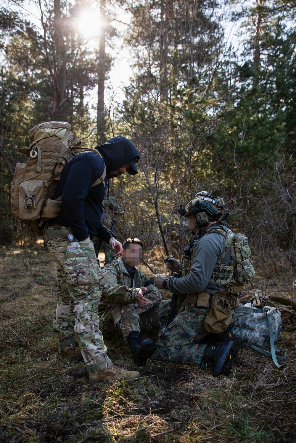 NATO Allies participate in a joint tactical combat and prolonged casualty care exercise during Trojan Footprint 24