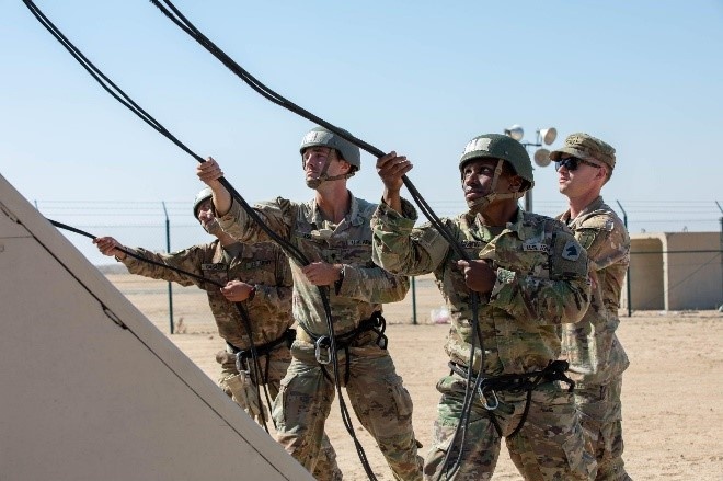 U.S. ARCENT Soldiers participate in Air Assault